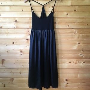 Beautiful, black, racer-back dress. (EUC)
